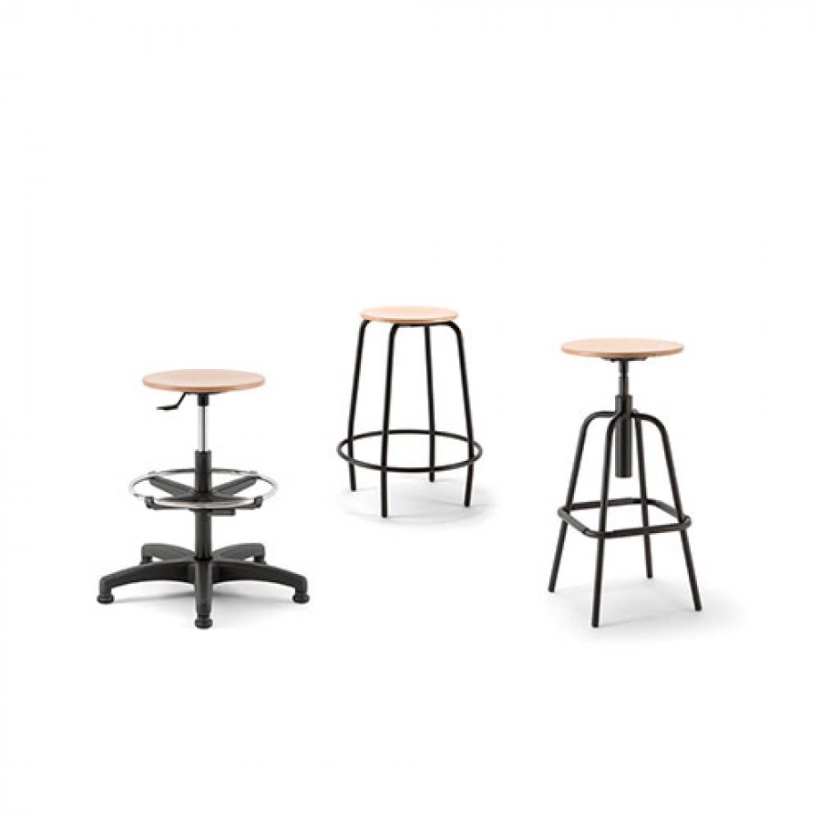 Scaun pentru bar Linea Fabbrica, Mea Wood